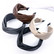 SUGAR SUGAR®, Teagan Hairband -ruskea keinonahka comfy-hiuspanta