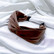 SUGAR SUGAR®, Teagan Hairband -ruskea keinonahka comfy-hiuspanta