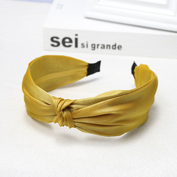 SUGAR SUGAR®, Arianna Hairband -keltainen hohtava comfy-hiuspanta