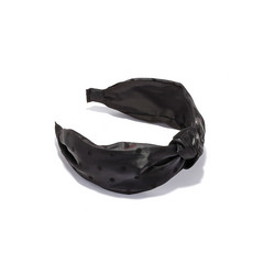 SUGAR SUGAR®, Sara Hairband -musta polkadot comfy-hiuspanta