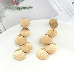 FRENCH RIVIERA|Varena Earrings in Gold -kivettömät korvakorut