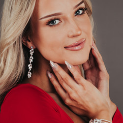 FRENCH RIVIERA|Selina Earrings -kirkkaat juhlakorvakorut (kaksi väriä)