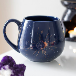 Muki, Crescent Moon Mug -tummansininen kuunsirppi muki
