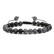 NATURE COLLECTION, Snowflake Obsidian -lumihiutaleobsidiaani rannekoru