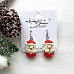 Joulukorvakorut, Little Santa -suloiset joulupukki korvakorut