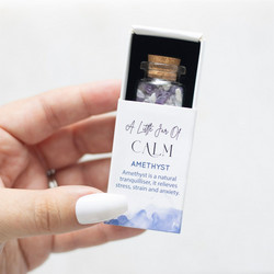 Jar of Calm, Amethyst -ametisti onnenkivipullo 
