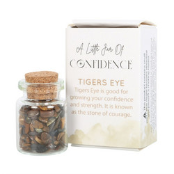 Jar of Confidence, Tigers Eye -tiikerinsilmä kivipullo 