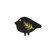 FRENCH RIVIERA|Birdie -kierrätysnahkainen rintaneula (musta)