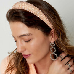 SUGAR SUGAR®, Lulu Hairband -pinkki hiuspanta kimalluksin