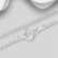Hopeinen riipusketju, Leona Chain -kierteinen hopeaketju 45cm