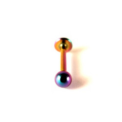 Huulikoru, Labret Anodisoitu kirurginteräs 1.6mm