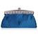 Iltalaukku, Teal Eveningbag with Crystals