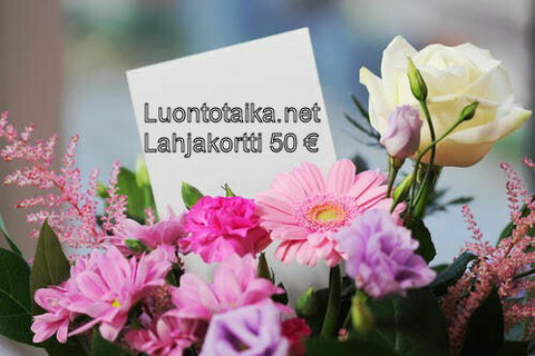 Lahjakortti 50 euroa Luontotaika.net