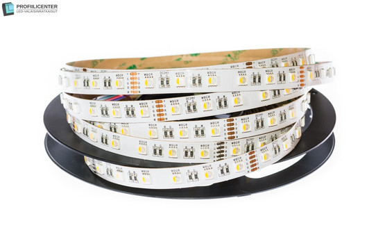 LED-nauha 5m (18 W/m) RGB(+W) lämminvalk., 24V