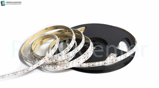 LED-nauha 5m (9.6 W/m) neutr.valk., 24V IP65