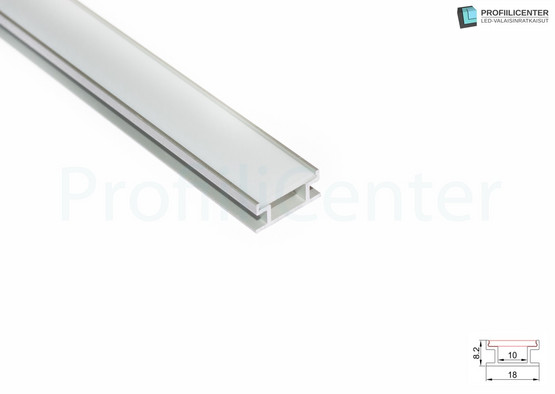 LED-alumiiniprofiili ALU018, 2 m