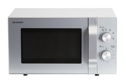 Sharp R204S mikroaaltouuni, hopea