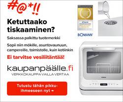 Bomann TSG5701 pöytäastianpesukone EI VAADI VESILIITÄNTÄÄ!