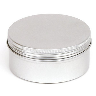 150 ml metallipurkki, hopeanvärinen