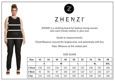 Zhenzi ihastuttava tunika/mekko kahdella upealla kuosilla. 