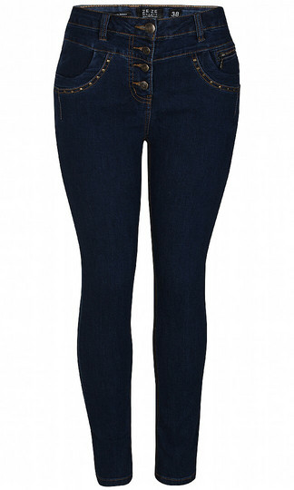 Sanne stretchfarkut. Denim ja tumma denim