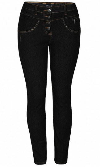 Sanne stretchfarkut. Denim ja tumma denim