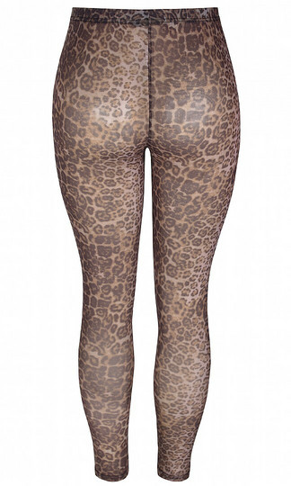 Ze-Ze läpikuultavat pantteri leggingsit