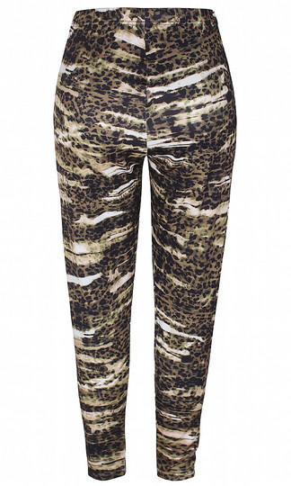 Zhenzi leopardi leggingsit