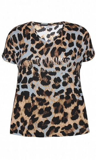 Zhenzi leopardi t-paita