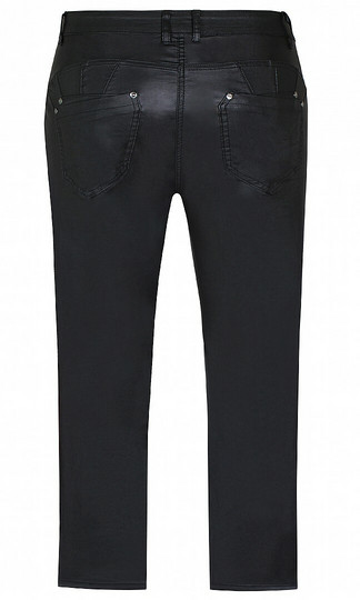 Curve fit koutatut housut (musta)