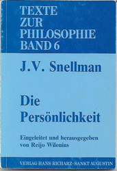 Snellman, J.V.: Die Persönlichkeit