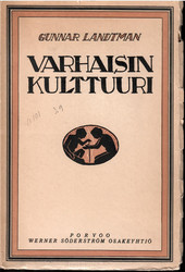 Landtman, Gunnar: Varhaisin kulttuuri