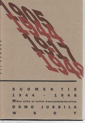 Jussila Osmo: Suomen tie 1944-1948 : miksi siitä ei tullut kansandemokratiaa
