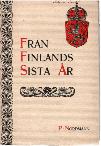 Nordmann, Petrus: Bilder och blad från Finlands sista år