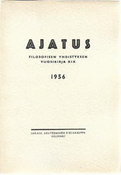 Ajatus XIX - Filosofisen yhdistyksen vuosikirja 19