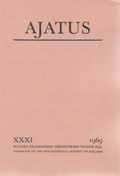 Ajatus 31 : Filosofisen yhdistyksen vuosikirja (Ajatus XXXI)