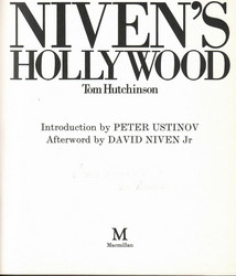 Hutchinson, Tom & Ustinov, Peter: Niven's Hollywood