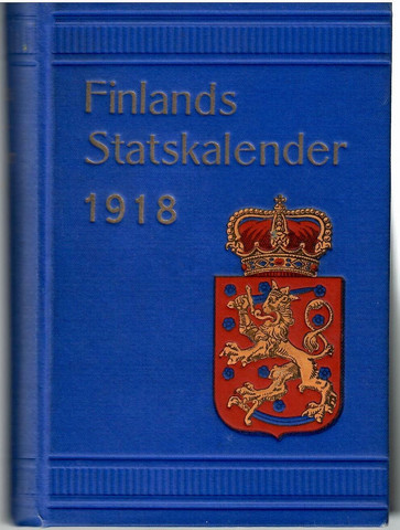 Finlands statskalender för året 1918