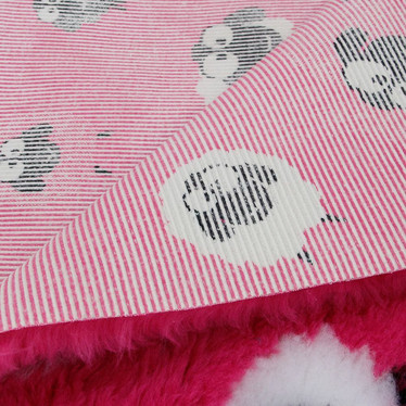 Foxy Fur -makuualusta 100x150cm, pinkki lammas