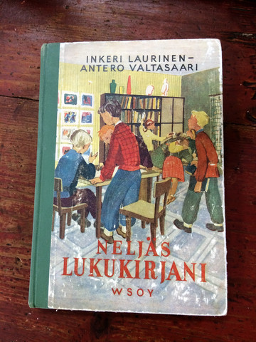 Neljäs lukukirjani, Inkeri Laurinen-Antero Valtasaari, koulukirja