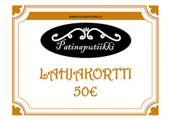 Lahjakortti 50 euroa