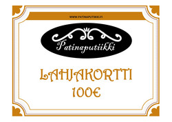 Lahjakortti 100 euroa