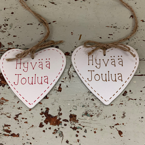 Jouluinen sydän vaneria
