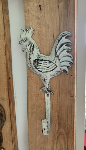 Metallinen kukko ripustuskoukku, Weiste