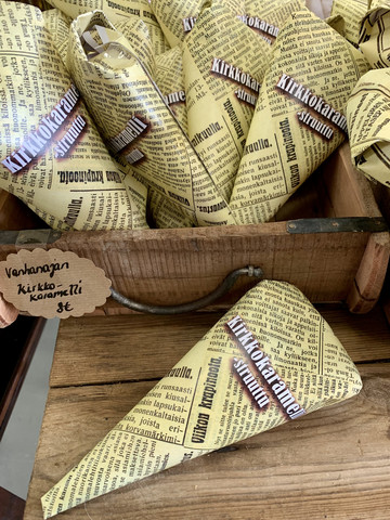 Vanhanajan kirkkokaramelli, kirkkokaramellistruuttu by Namitupa, 120g