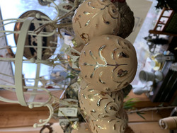 Kaunis, vanhantyylinen joulupallo lasia, Chic Antique