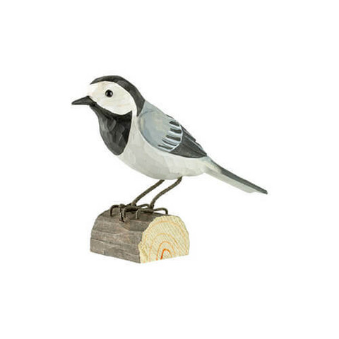 DecoBird, puinen koristelintu västäräkki, Wildlife Garden