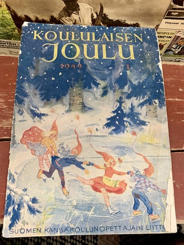 Koululaisen Joulu 1946, vanhat lehdet, vanha joululehti