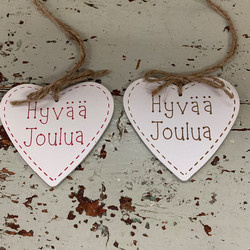 Jouluinen sydän vaneria
