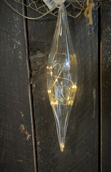 Suuri lasipisara led-valoilla, Weiste
